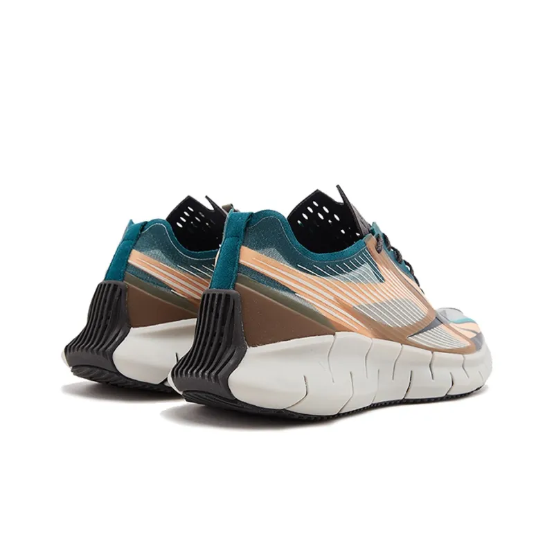 Reebok Zig 3D Storm Sports Shoes Grey/Green/Orange-4