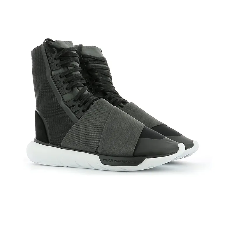 Y 3 Qasa Boot 'Charcoal Black'-2