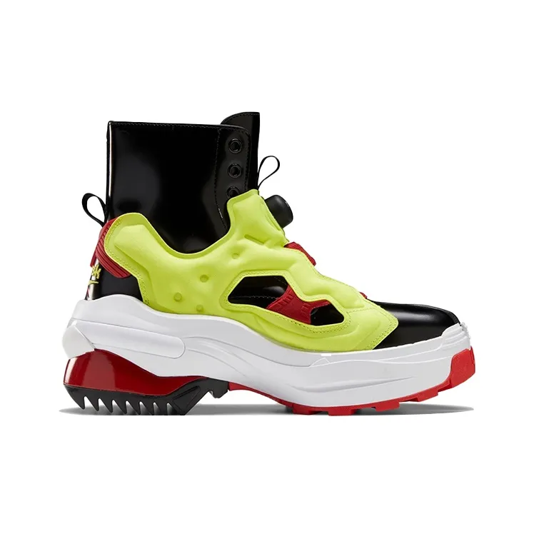 Reebok Maison Margiela X InstaPump Fury Tabi 'Black Yellow Red'-1