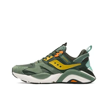 Saucony Gram 9000 Winter Cushioning Anti Slip Wear Resistant Breathability Low Top Casual Shoes Men's Green
