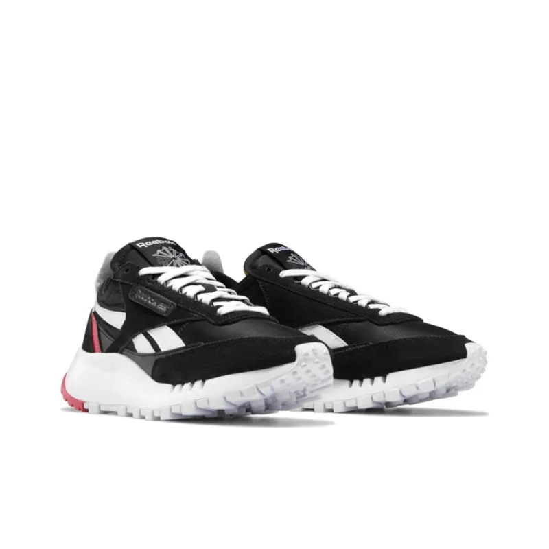 Reebok Classic Leather Legacy Black Pursuit Pink Women's-2