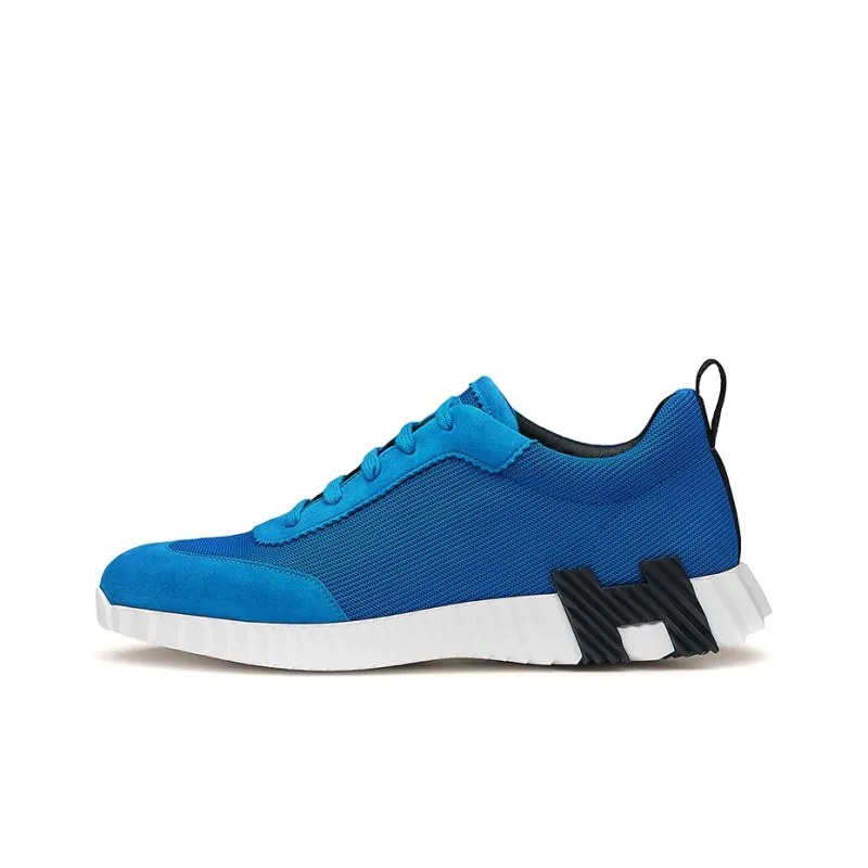 HERMES Bouncing Low-Top Casual Shoes Men's Electric Blue-0