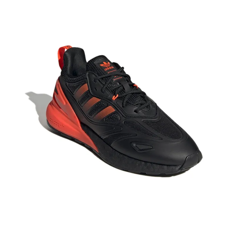 Adidas Zx 2K Boost 2.0 Black Solar Red-2