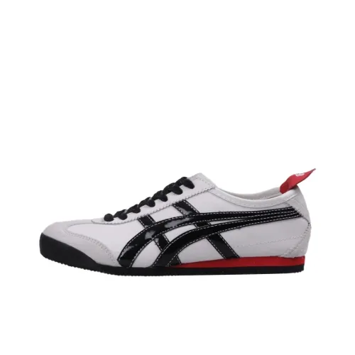 Onitsuka Tiger MEXICO 66 Casual Shoes Men Low-Top Black/White/Red