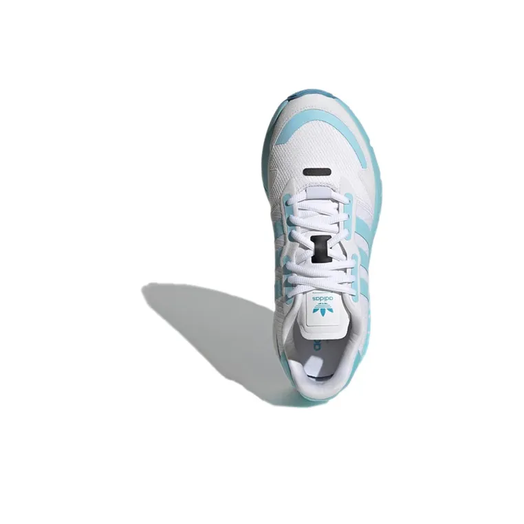 Adidas Women's Zx 1K Boost 'Bold Logo Graphic Hazy Sky' Women's-4