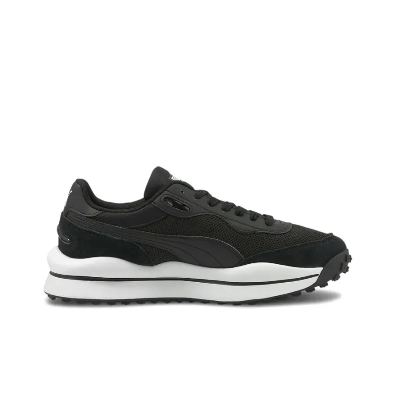 PUMA Style Rider Clean 'Black White'-1
