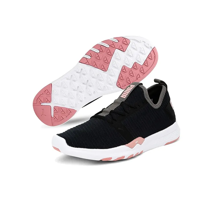 PUMA Ignite Contender Interest Low Running Shoes Black/Pink Women's-4