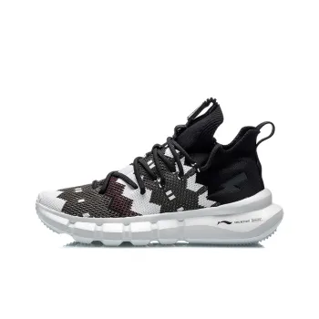 Neil Barrett X LiNing Essence 2.3 Vintage Basketball Shoes Men Mid Top Black/White