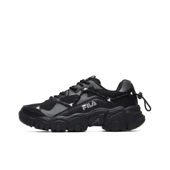 FILA Cat Claw Slip Resistant Breathable Low Top Casual Shoes Men's Black