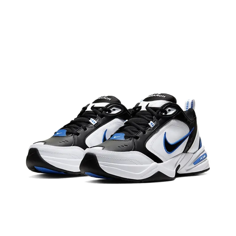 Nike Air Monarch Iv Black White Royal Blue-2
