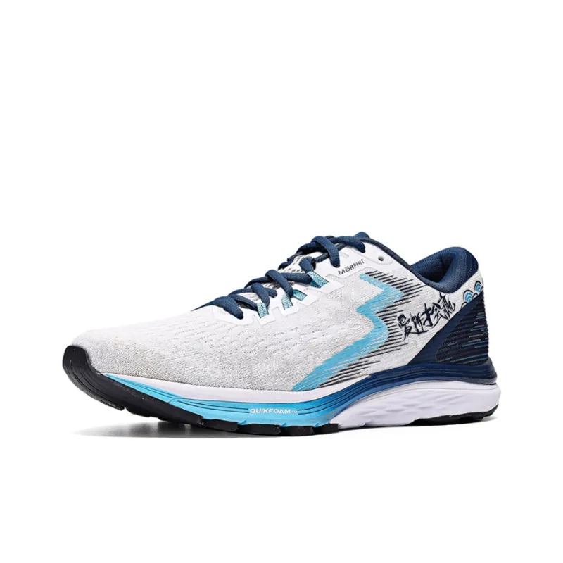 361° Spire 4 Slip-Resistant Low-Top Casual Shoes Men's Blue White-1