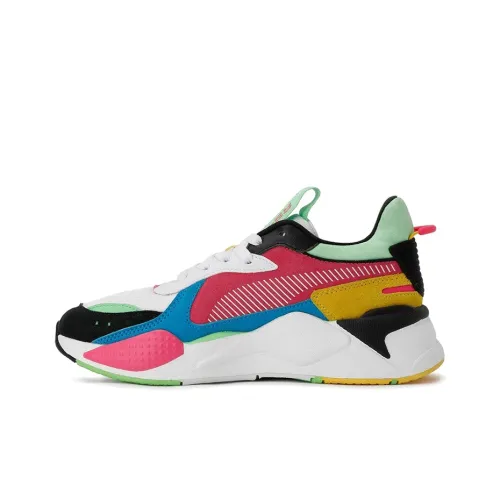 PUMA RS-X Casual Shoes Women's Low-Top Yellow/Red/Blue/Green/Black/White