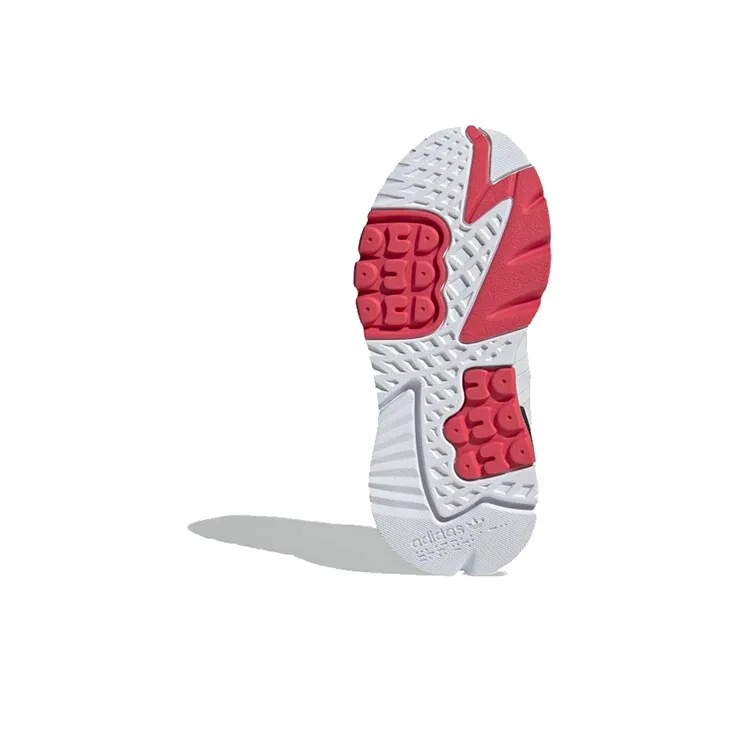 Adidas Originals Nite Jogger J 'White Shock Red' Gs-4