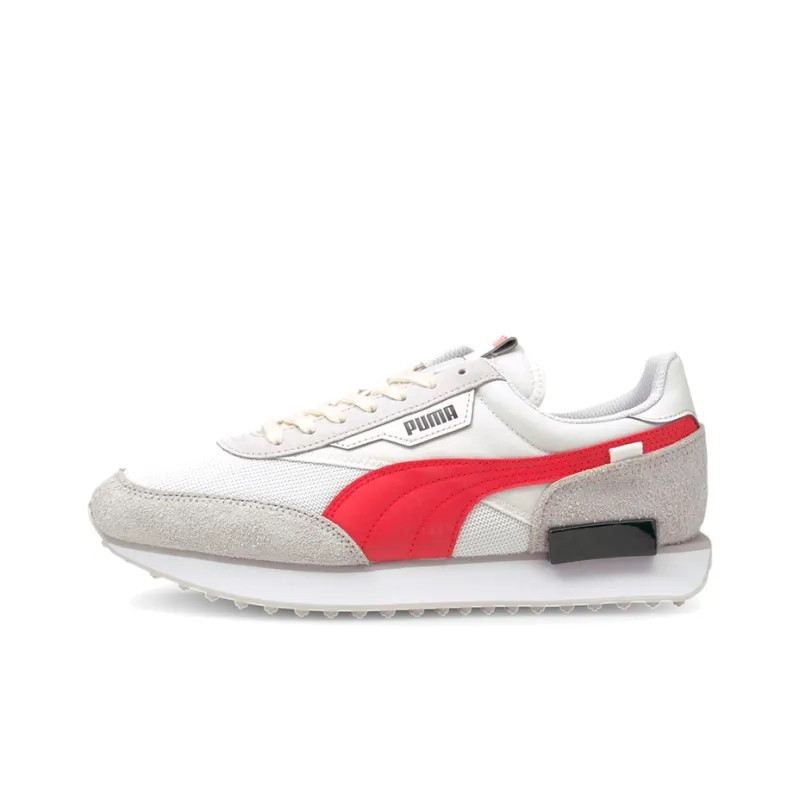 PUMA Future Rider Vintage White Poppy Red-0