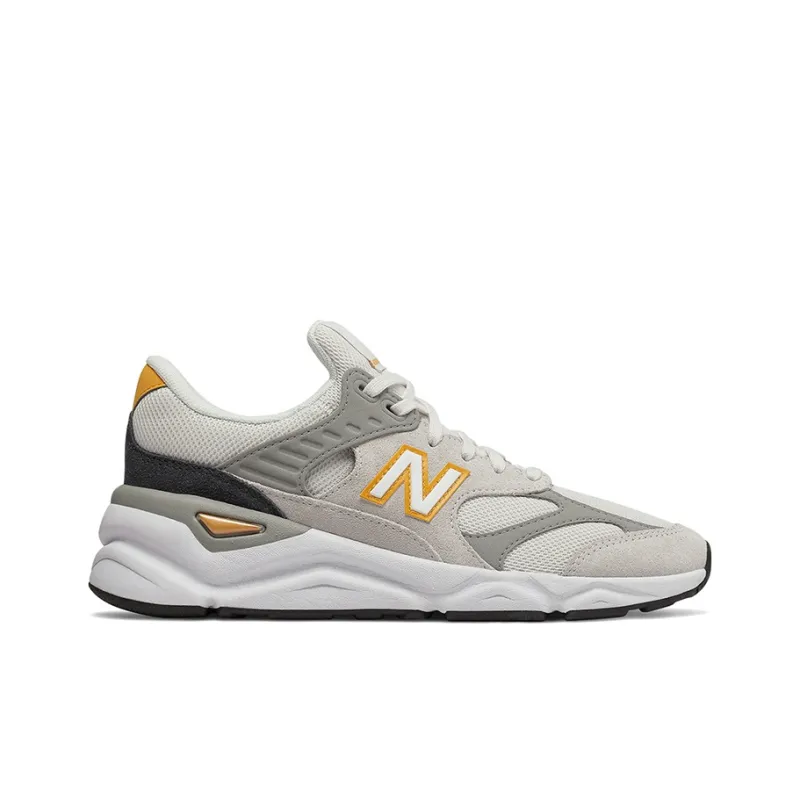 New Balance X 90 GreyWhite GreyWhite 'Gray White Yellow' Women's-1