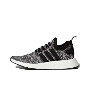 Adidas Originals Nmd R2 Black White Future Harvest