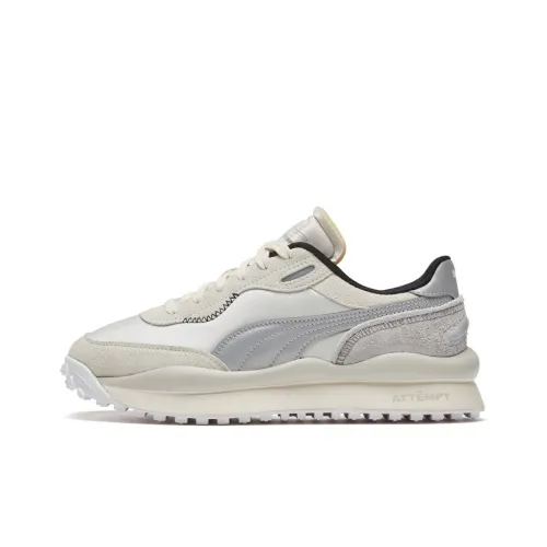 PUMA Style Rider Casual Shoes Unisex Low-Top Light Gray