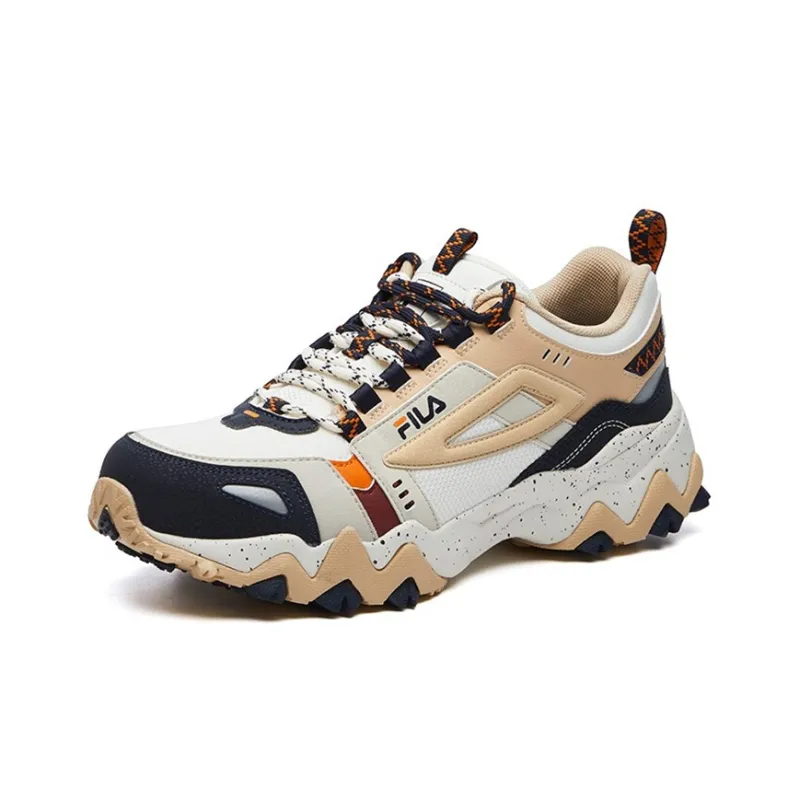 FILA FUSION Casual Shoes Men Low Top Beige Yellow/Micro White-1