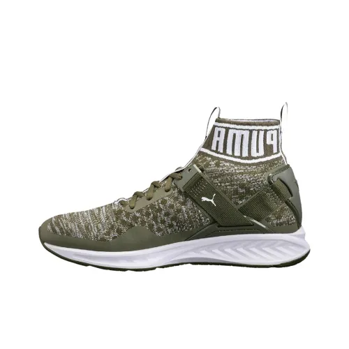 PUMA Ignite Casual Shoes Men High-Top Green