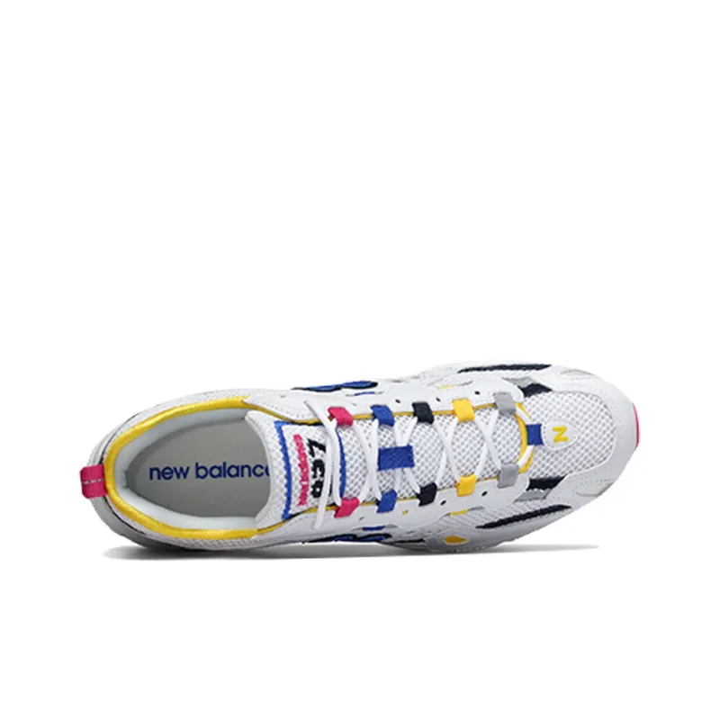 New Balance 827 White Atomic Yellow-2