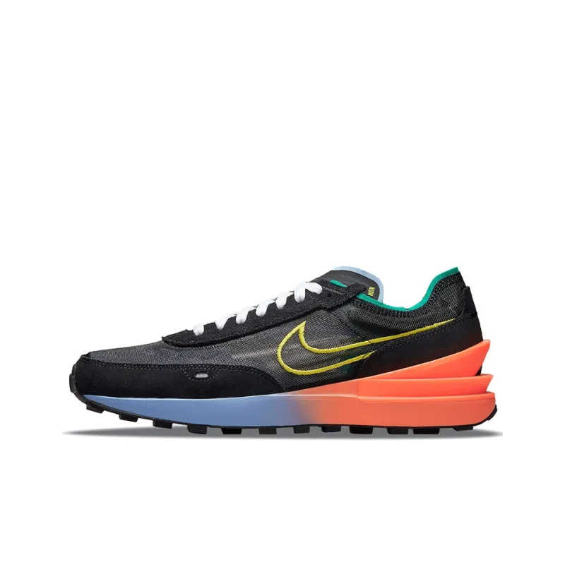 Nike Waffle One Black Hyper Crimson-0