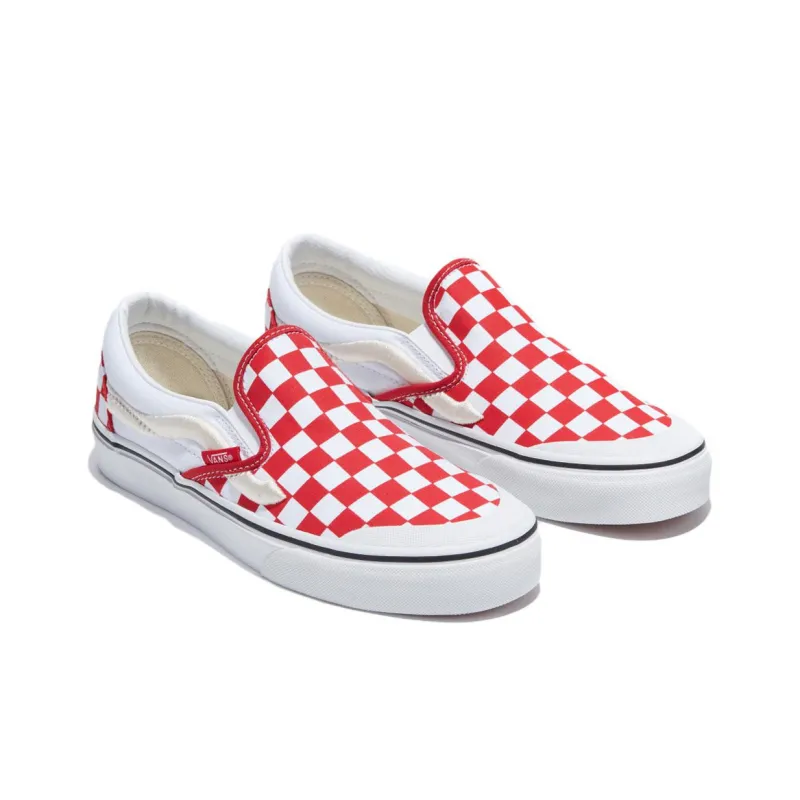 Slip On Classic Vans 138 'Sidestripe   Red Checkerboard'-1