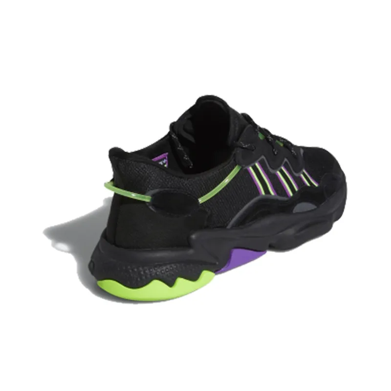 Adidas Originals Ozweego 'Black/Purple/Green'-3