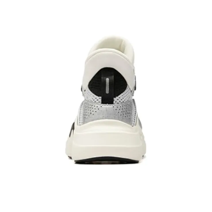 ANTA Casual Shoes Women's Low Top Silver/Ivory White/Black-3