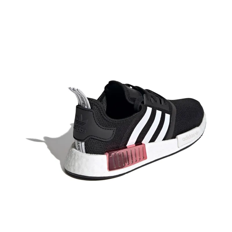 Adidas Nmd R1 Black White Hazy Rose Women's-3