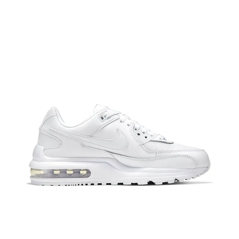 Nike Air Max Wright Cushioning Anti-Slip And Wear-Resistant Low-Top Casual Shoes GS Pure White-1