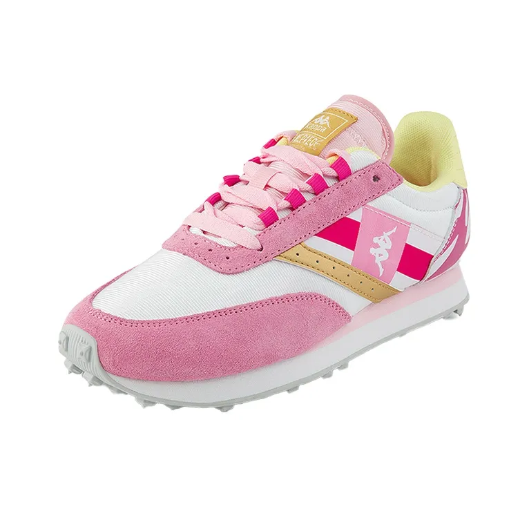 Kappa Cushioning, Slip Resistant, And Abrasion Resistant Low Top Casual Shoes Women's Pink-1