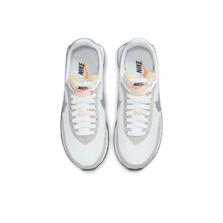 Nike Waffle Trainer 2 White Metal Silver Women's-2