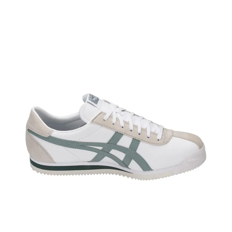 Onitsuka Tiger Corsair Cushioned Slip Resistant Abrasion Resistant Low Top Casual Shoes Unisex Green White-1
