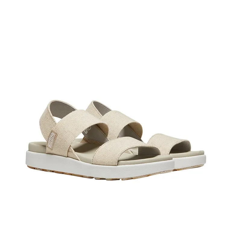 KEEN Elle Backstrap Beach Sandals Women's White-2