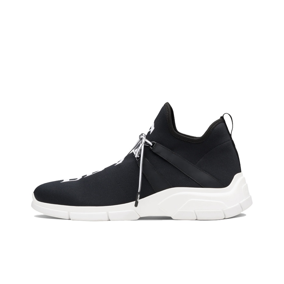 ☆送料 関税込☆PRADA★KNIT FABRIC SNEAKER.S★正規品★ PRADA Knit Fabric Sneakers 'White Black' - POIZON