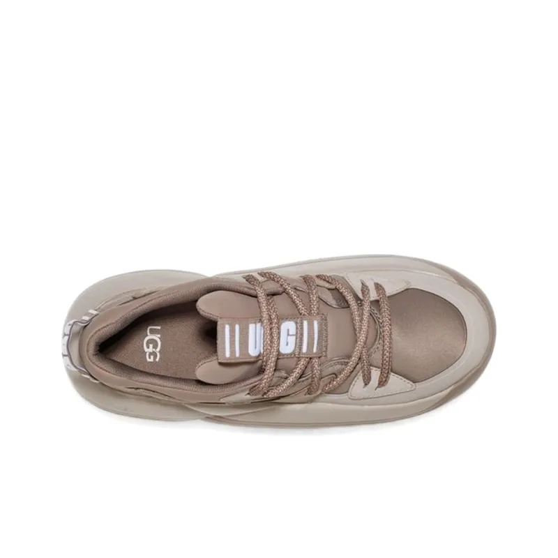 UGG La Cloud Lace Cozy Breathable Wear resistant Sports Shoe Gray Women's-3