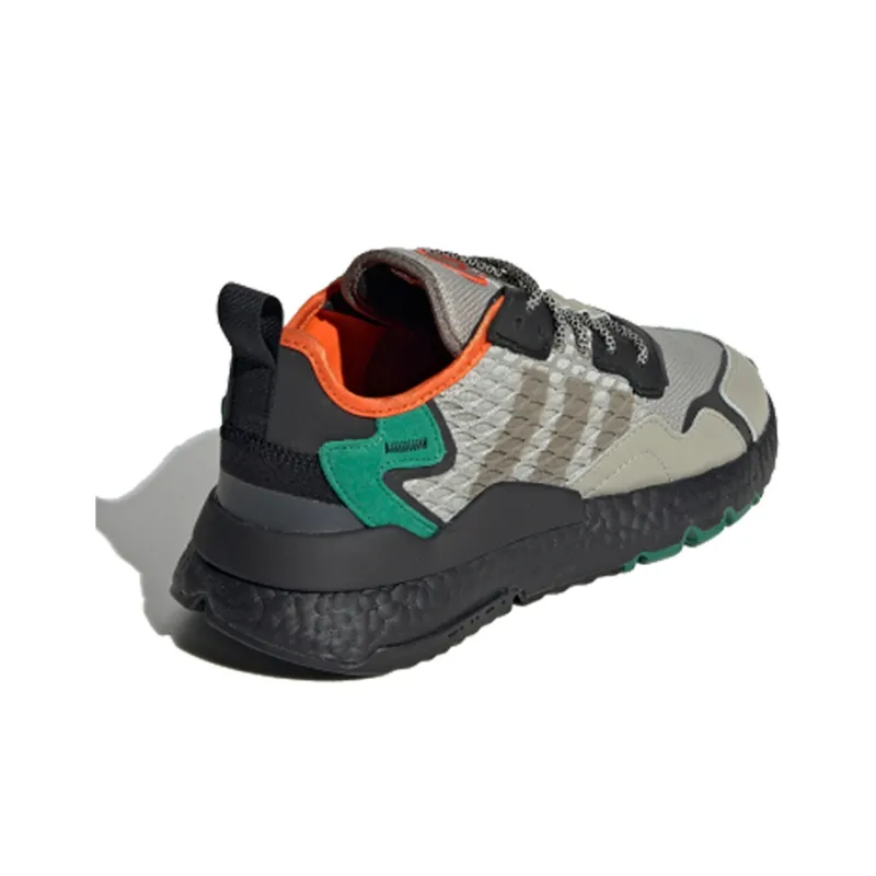 Adidas Nite Jogger Sesame Black Bold Green-2