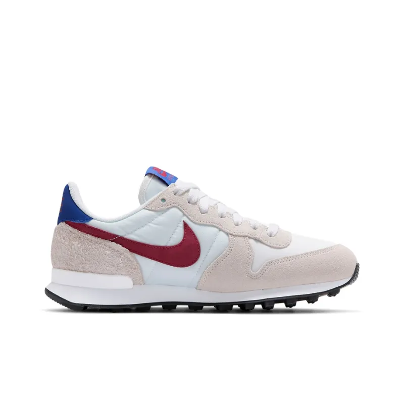 Nike Internationalist Casual Shoes Women's Low Top Beige/Red/Blue-1