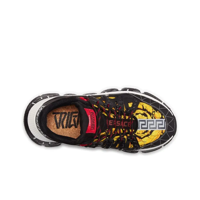 VERSACE Trigreca 'Barocco Print - Black' Men's-2
