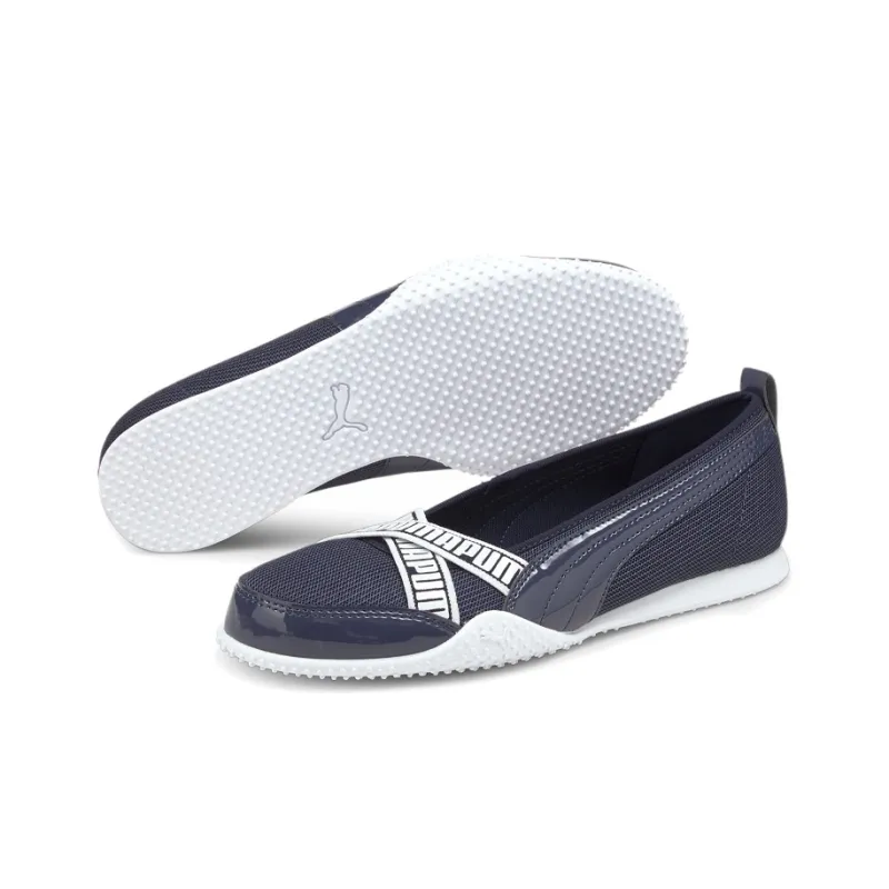 PUMA Ballerina P Slip-Resistant Low-Top Casual Shoes Women's Blue-2