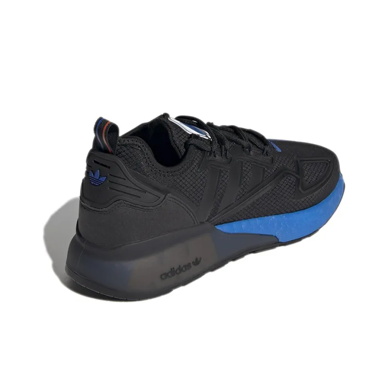 Adidas Zx 2K Boost Core Black Glow Blue-3