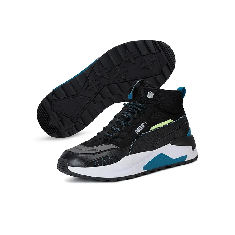 PUMA X Ray 2 Square Mid Wtr 'Black Digital Blue'-4
