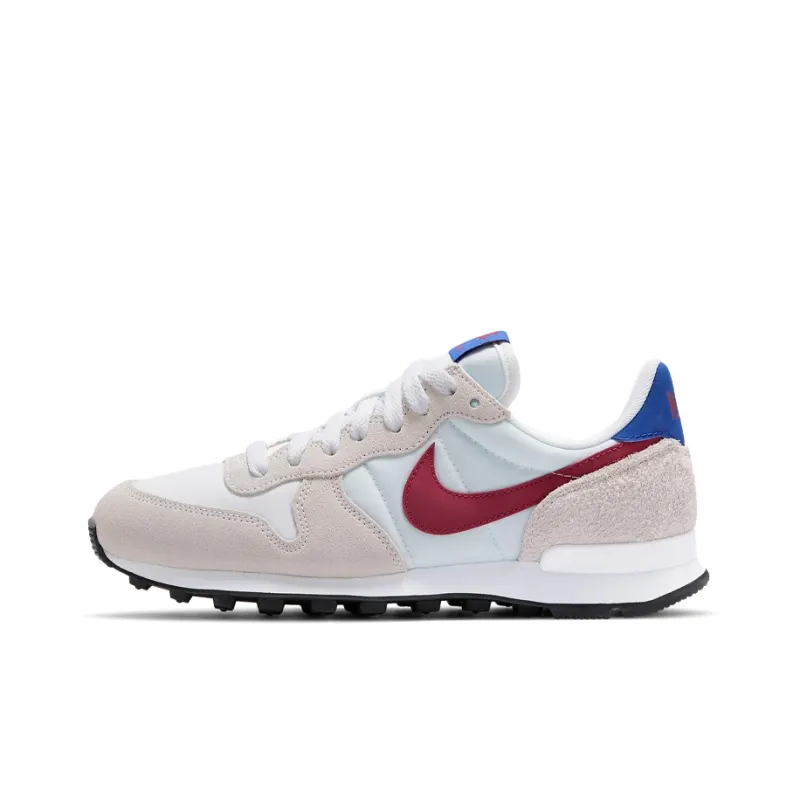 Nike Internationalist Casual Shoes Women's Low Top Beige/Red/Blue-0
