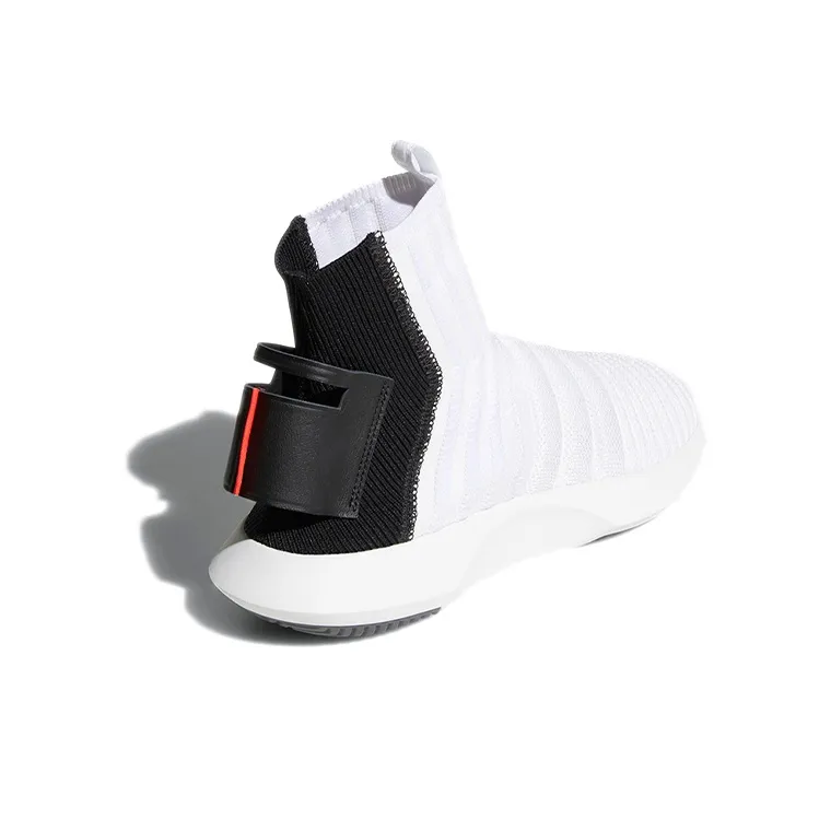 Adidas Crazy 1 Adv Sock White Black Red-2