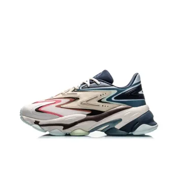 LiNing CF Slip Resistant Breathable Low Top Casual Shoes Men's Sand Yellow