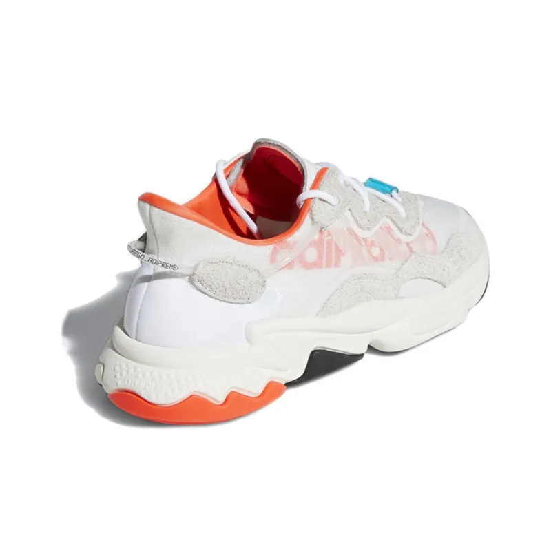 Adidas Ozweego Big Logo White Solar Red-2