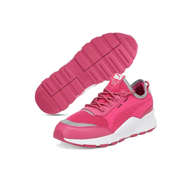 PUMA Rs 0 Optic Pop Low Running Shoes Pink/White Women's-4