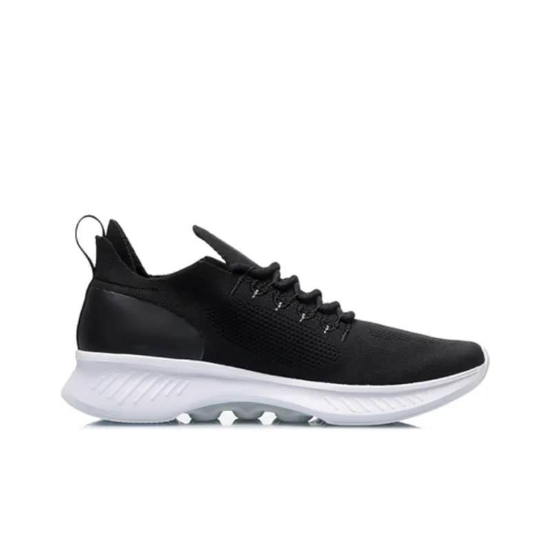LiNing EazGo Cushioning, Breathable, Lightweight Low Top Casual Shoes Men's Black-1