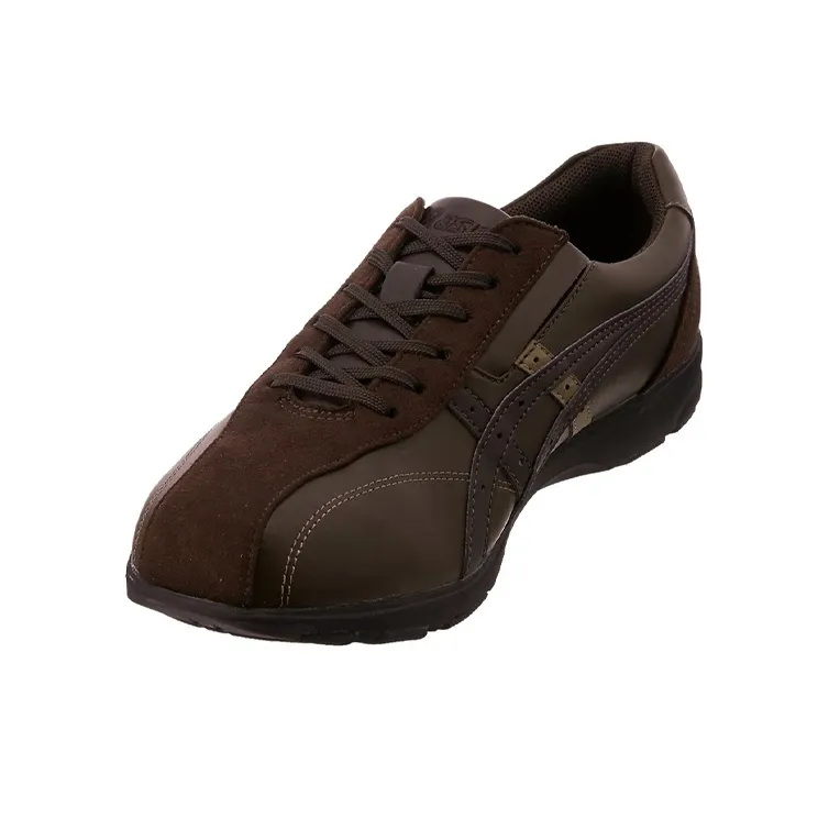 Asics Life Walker Wear-Resistant Low-Top Casual Shoes Men's Dark Brown-2