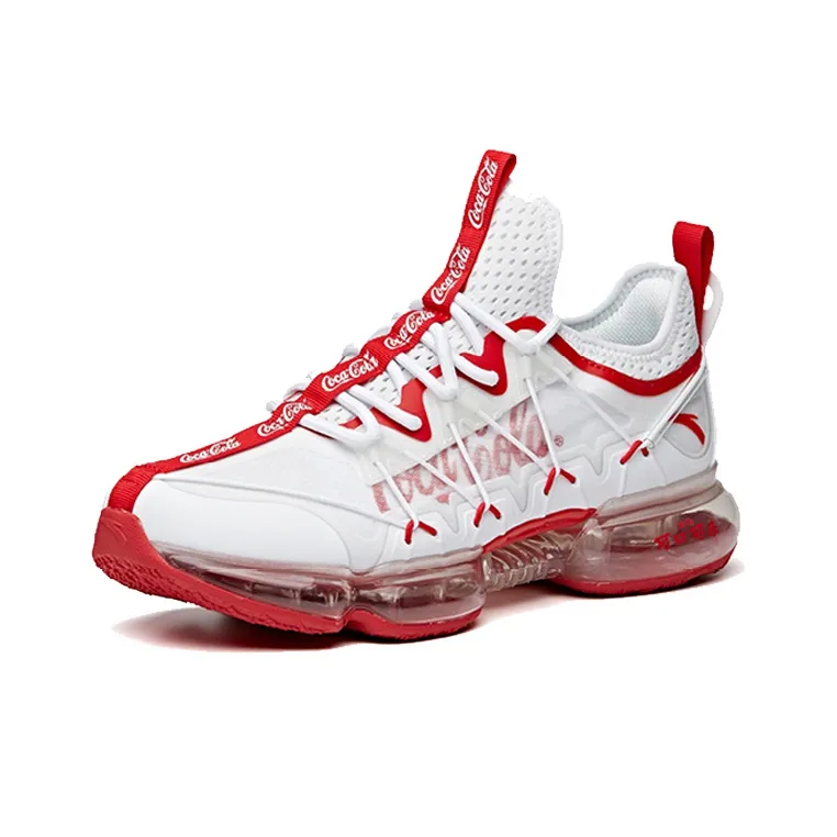 Coca Cola x Anta Cushioning Low Top Casual Shoes Women's Red White-2